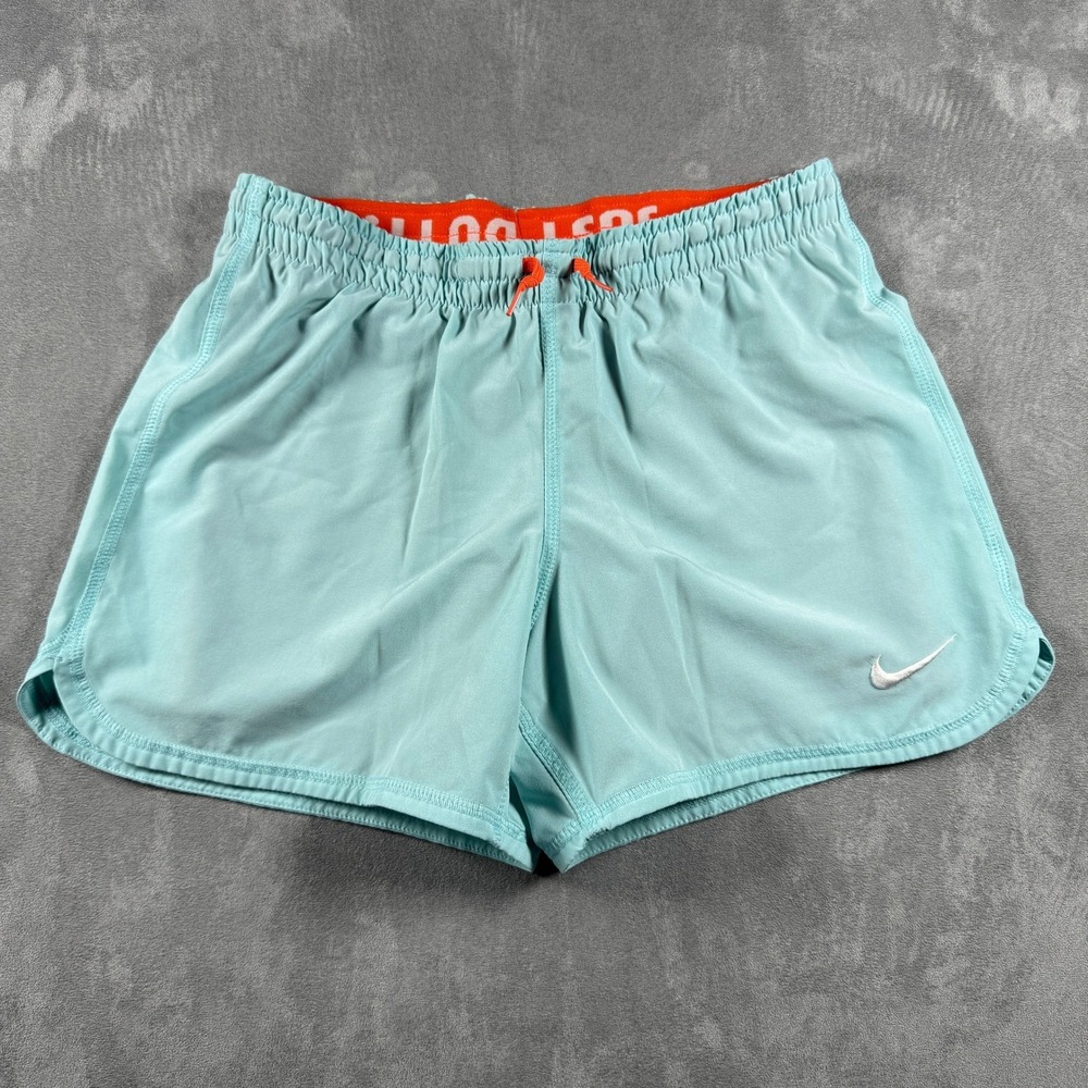Nike Dri-FIT Phantom 2-in-1 Running Shorts Women's XS Blue Orange Lined Athletic